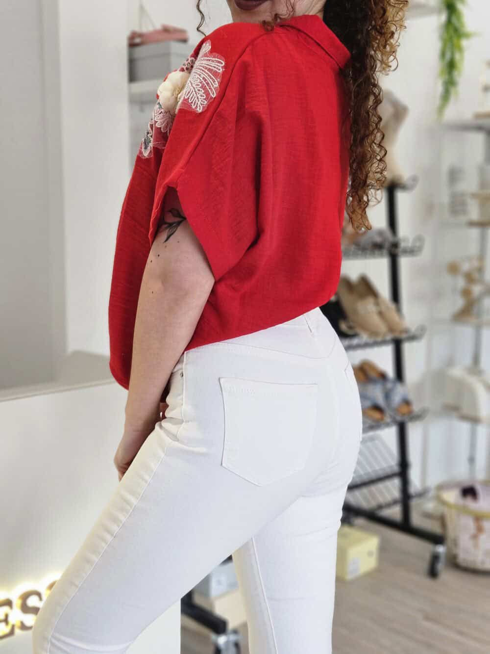 Jeans skinny blanc – Image 3