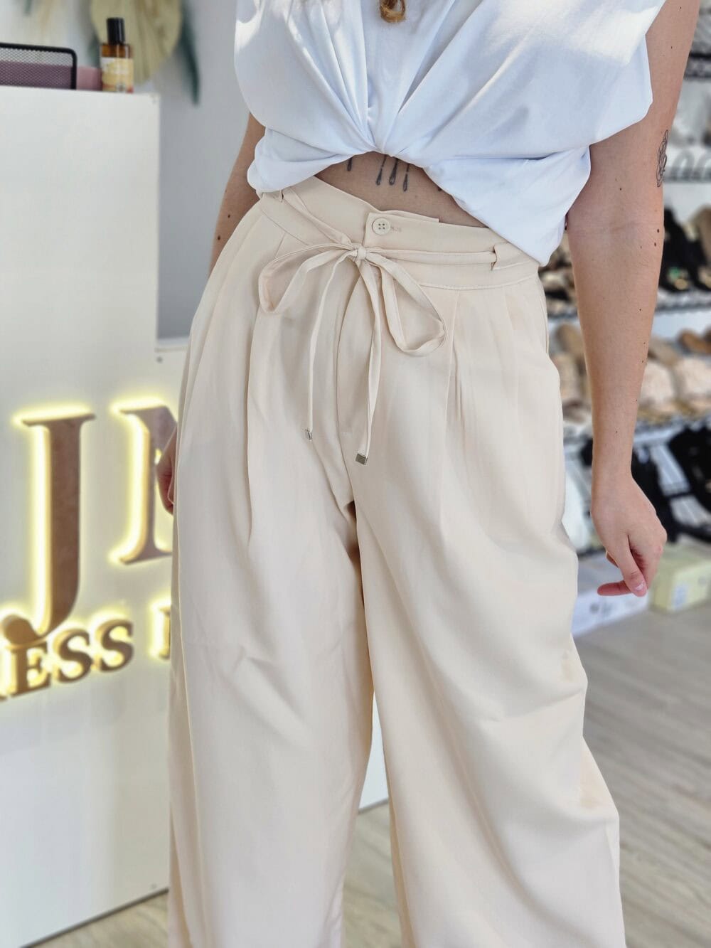Pantalon Vanille Doré – Image 3
