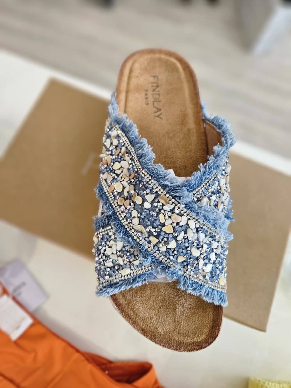 Claquette Bleu Shiny – Image 3