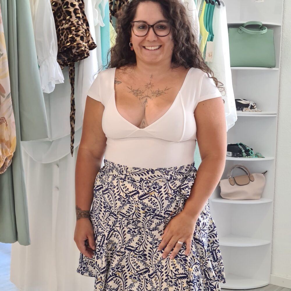 Short effet Jupe Aqua
